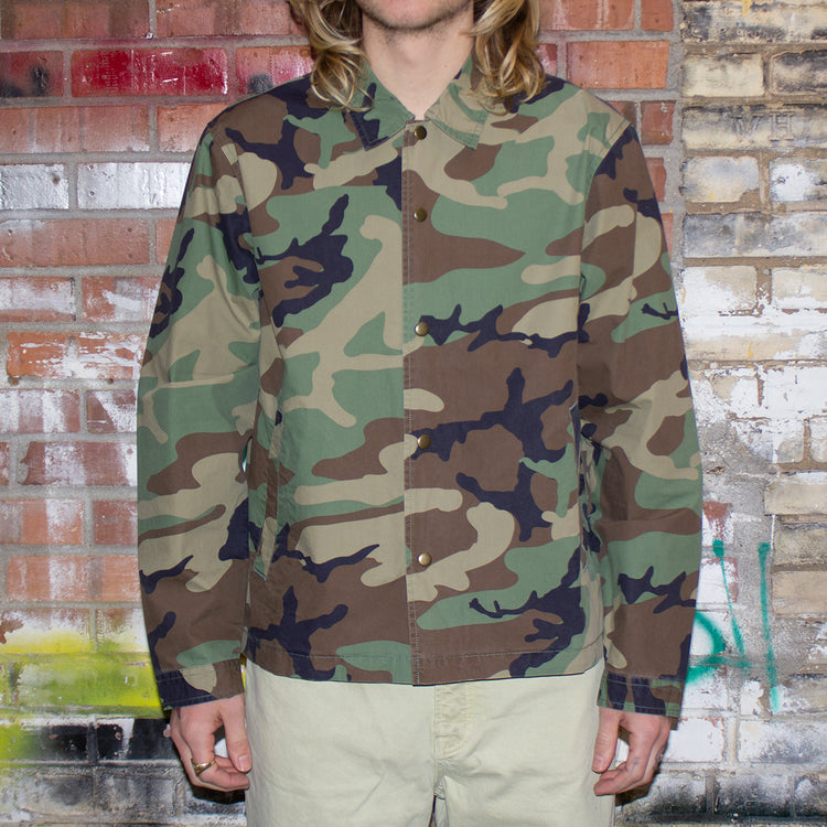 Stussy Coach Shirt Style # 1110279 Color : Camo