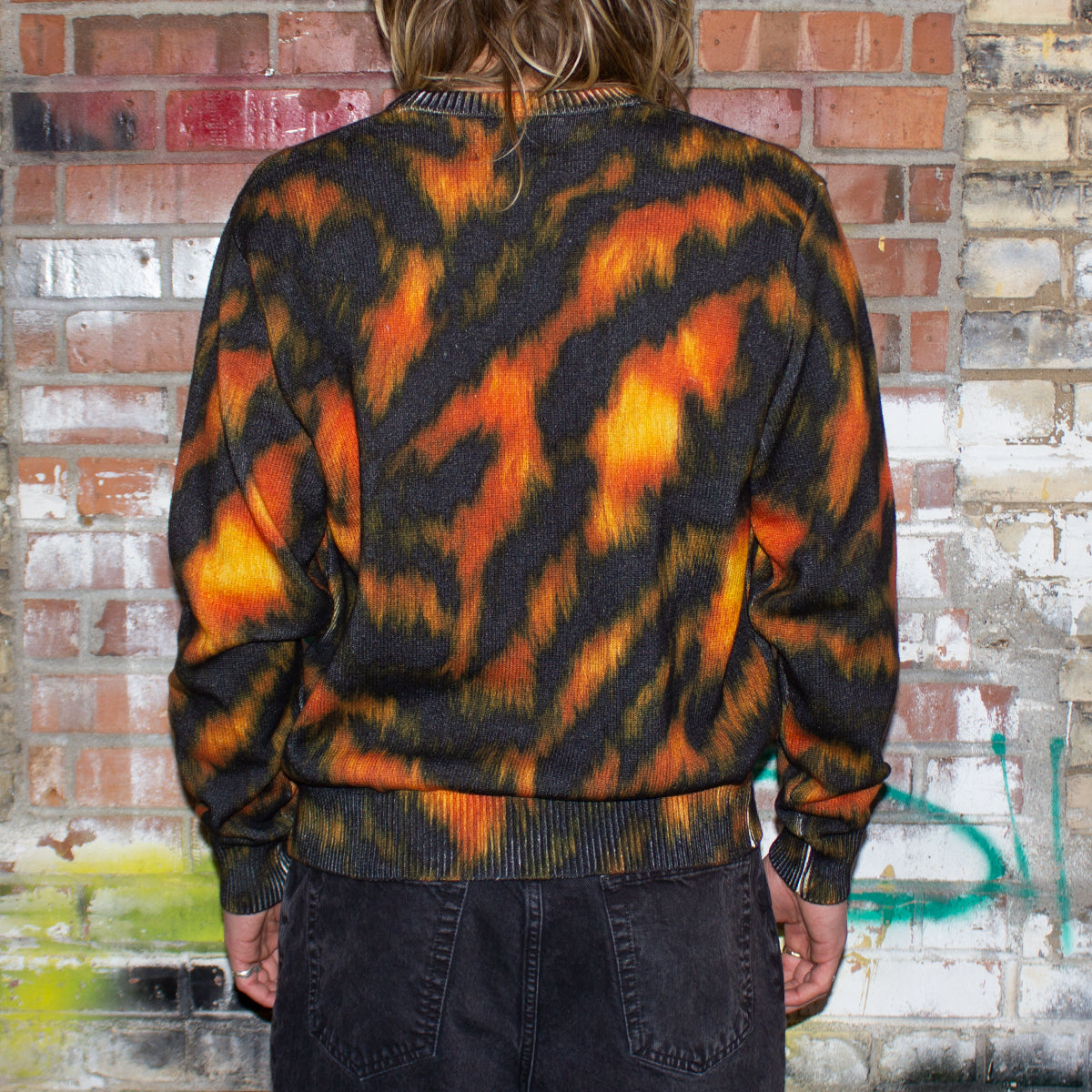 Printed Fur Sweater – Premier