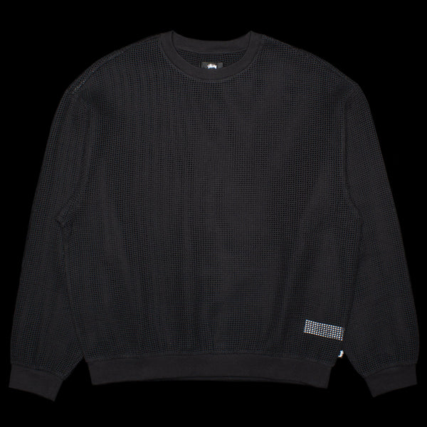 Cotton Mesh L/S Crew