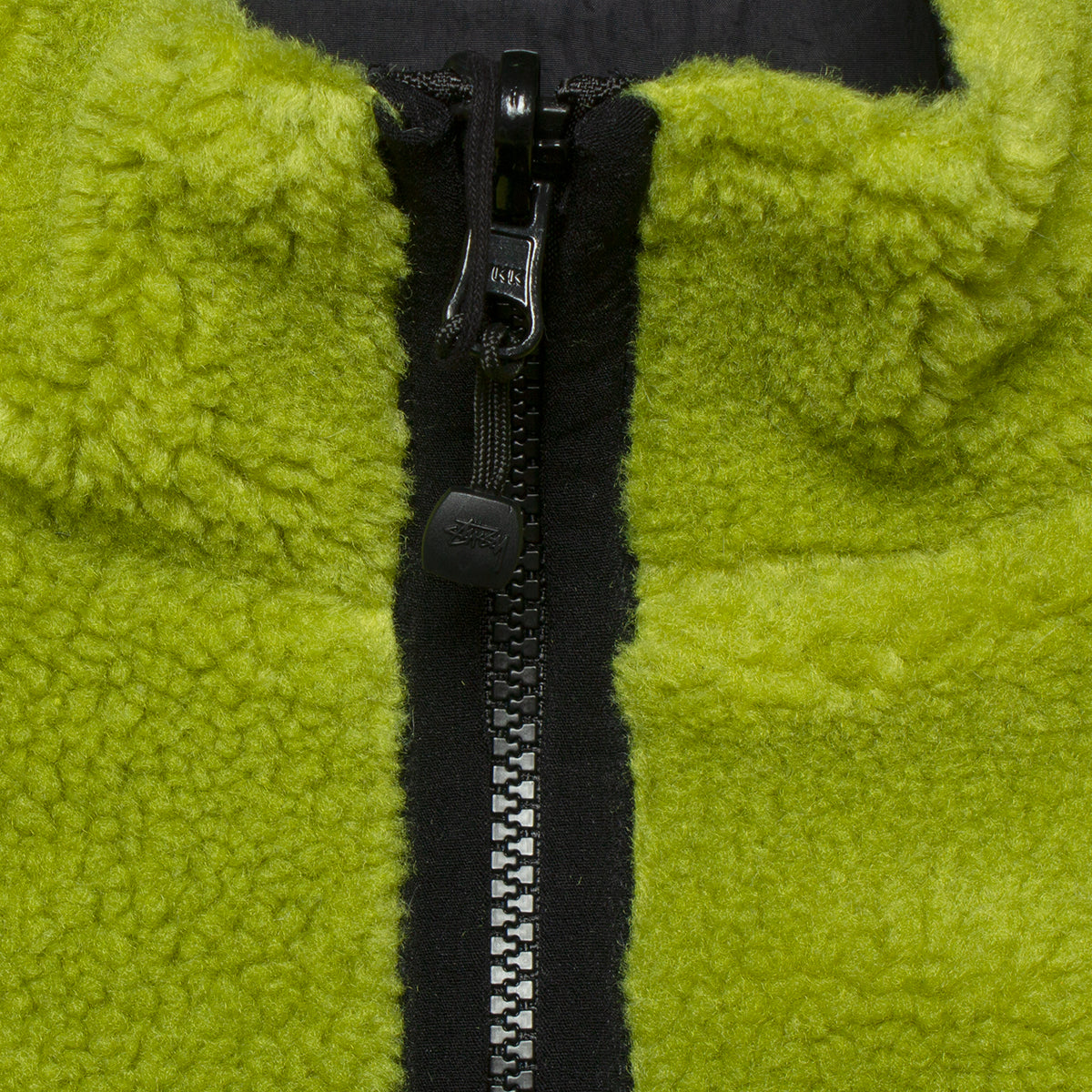 Stussy Sherpa Reversible Jacket Moss Green  Edit alt text