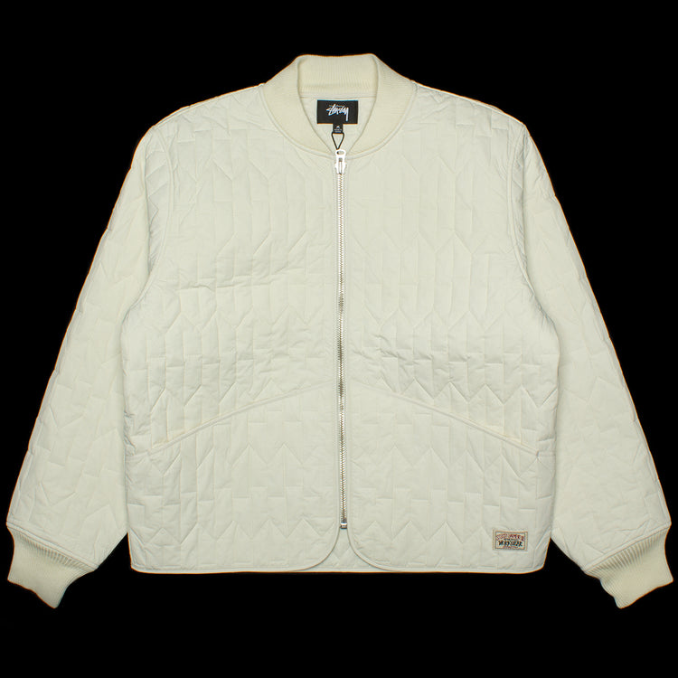 Stussy S Quilted Liner Jacket Cream