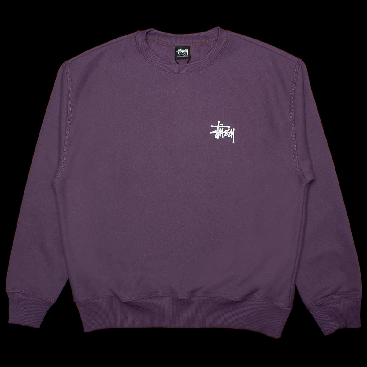 Stussy Basic Stussy Crew Style # 1914870 Color : Grape