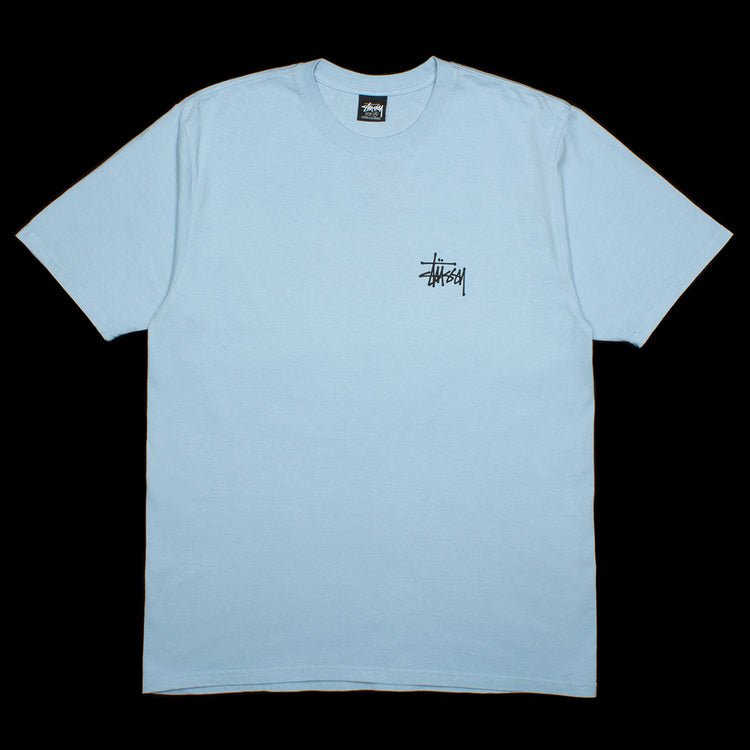 Basic Stussy Pigment Dyed T-Shirt  Sky Blue