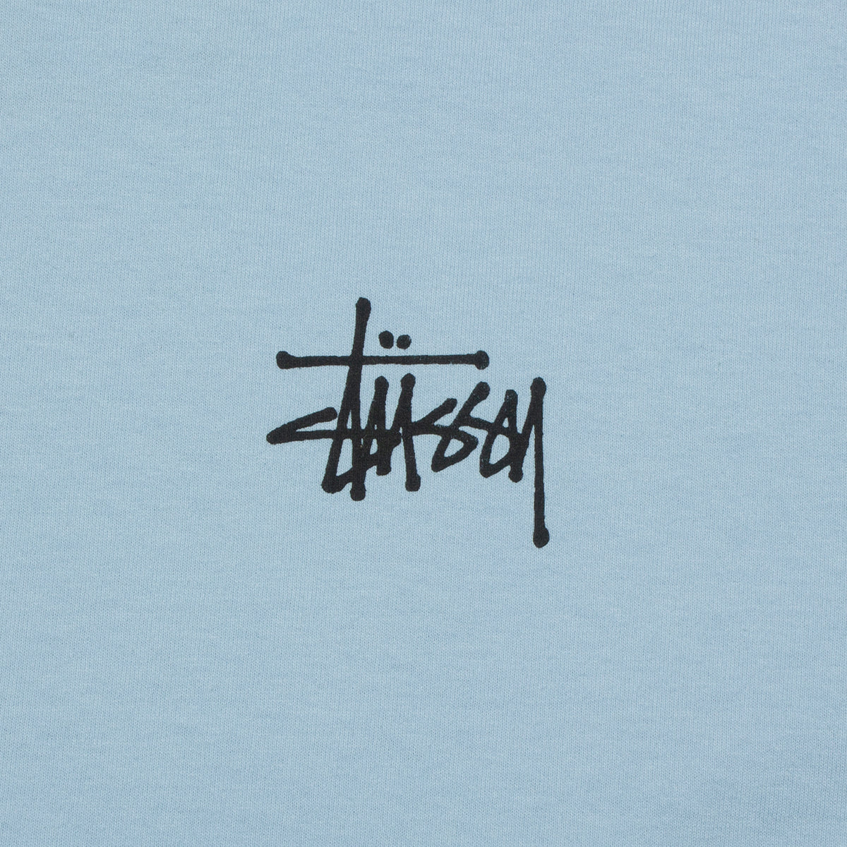 Basic Stussy Pigment Dyed T-Shirt  Sky Blue