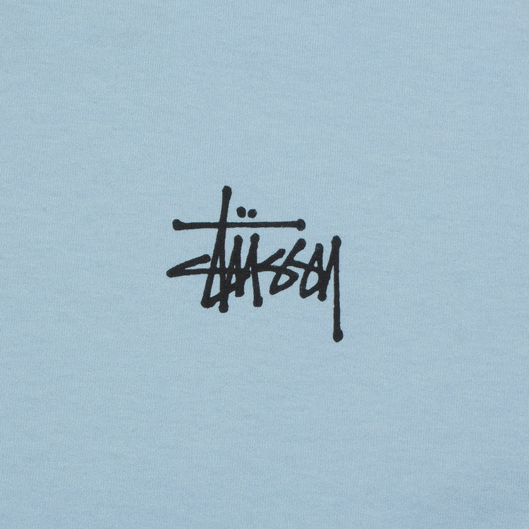 Basic Stussy Pigment Dyed T-Shirt  Sky Blue