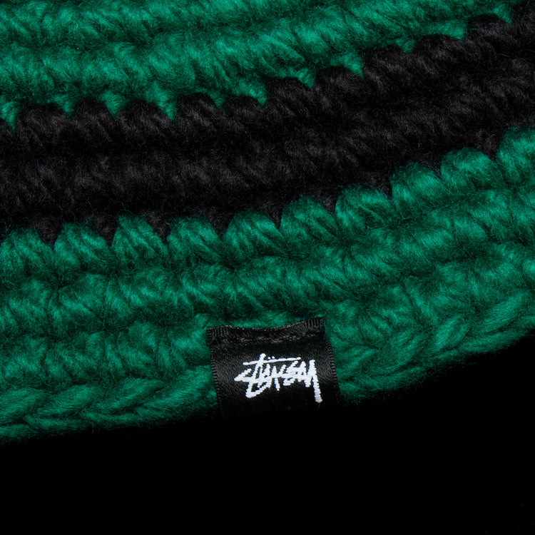 Stussy Swirl Knit Bucket Hat Style # 1321167 Color : Forest