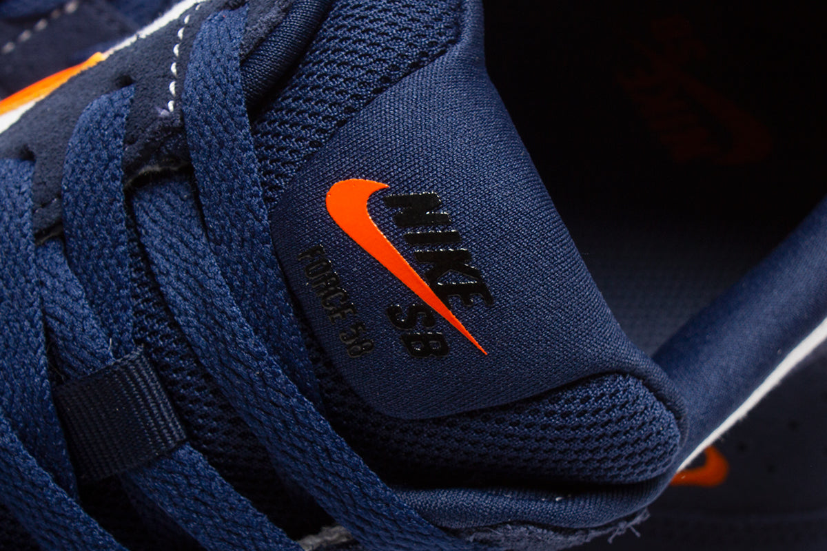 Nike SB Force 58 Midnight Navy / Safety Orange  Edit alt text