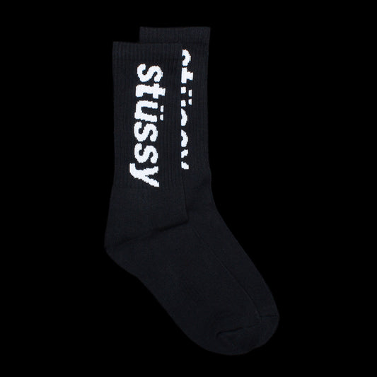 Helvetica Jacquard Crew Sock