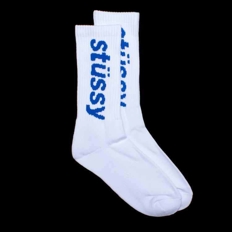 Stussy Helvetica Jacquard Crew Sock