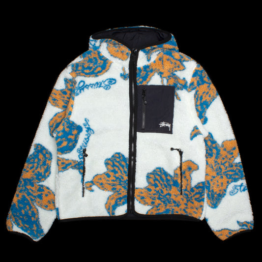 Stussy Floral Sherpa Hood Jacket