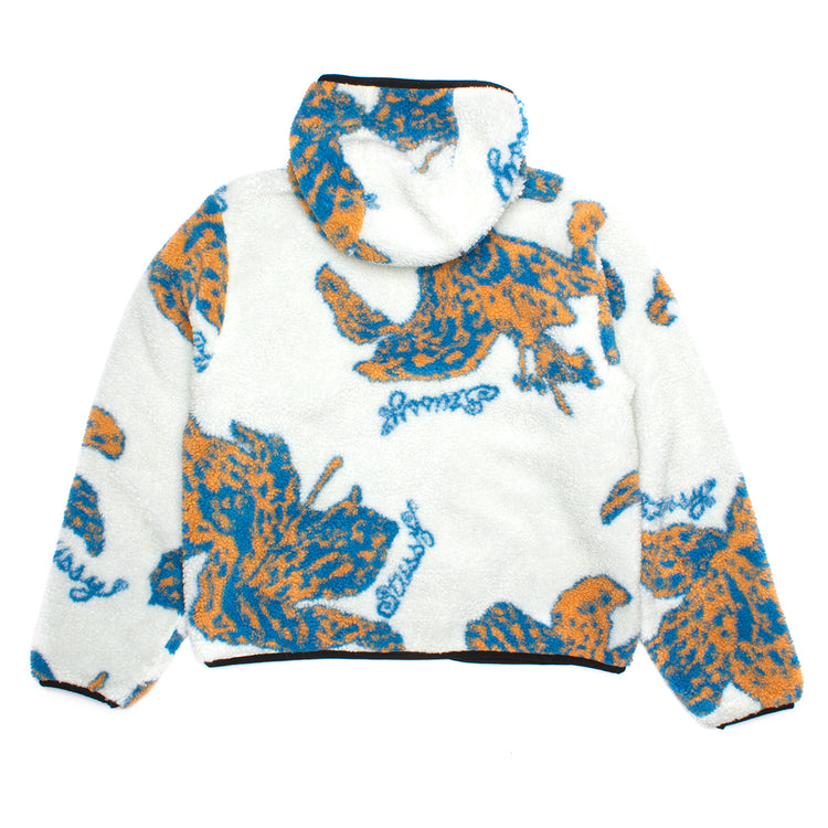 Stussy Floral Sherpa Hood Jacket