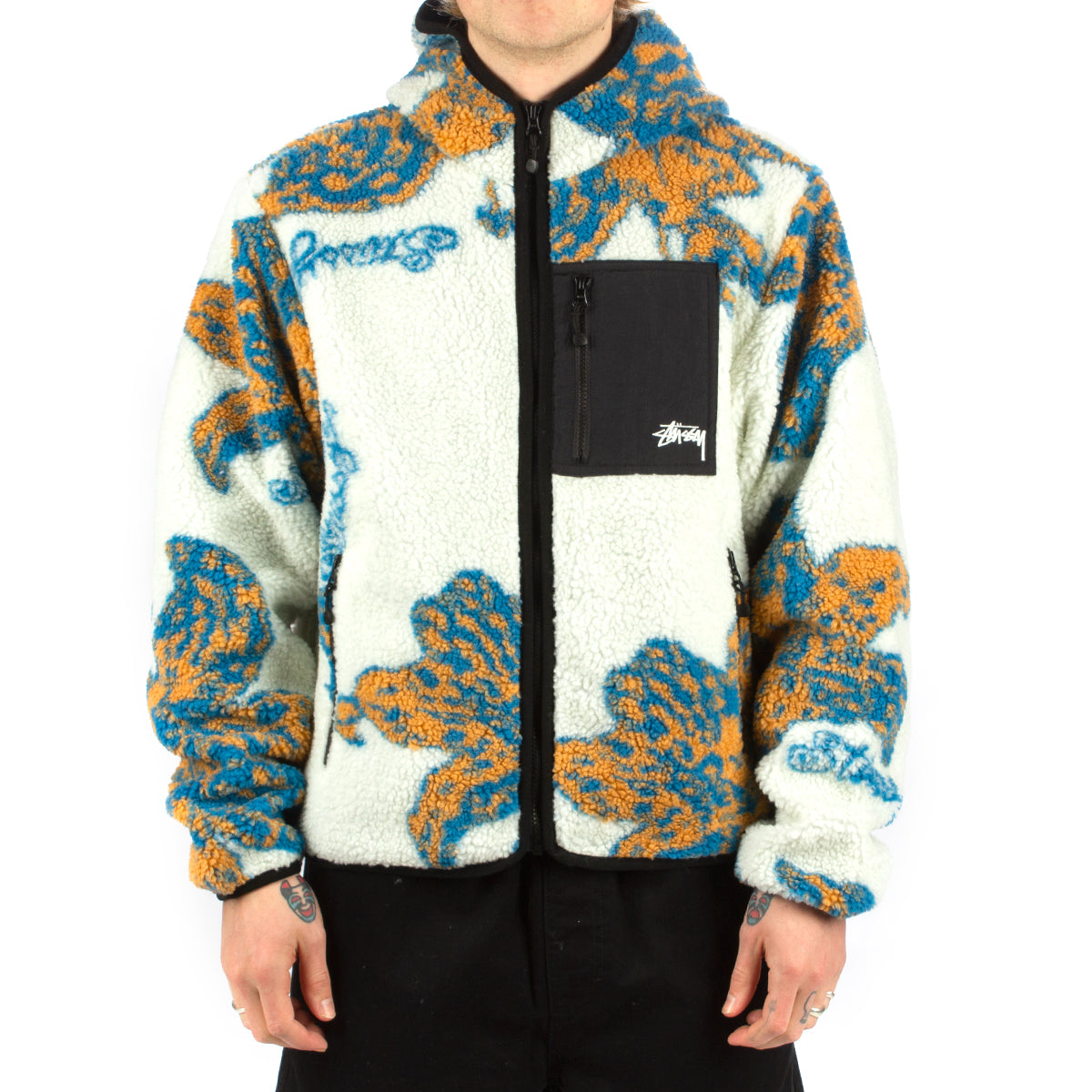 Floral Sherpa Hood Jacket – Premier