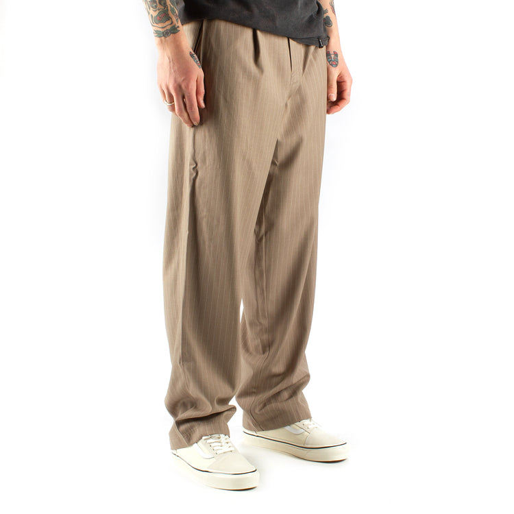 Stussy STRIPED VOLUME PLEATED TROUSER 30ジェイソンマーク