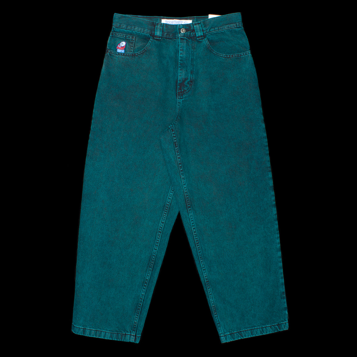 Polar Big Boy Jeans Teal Black