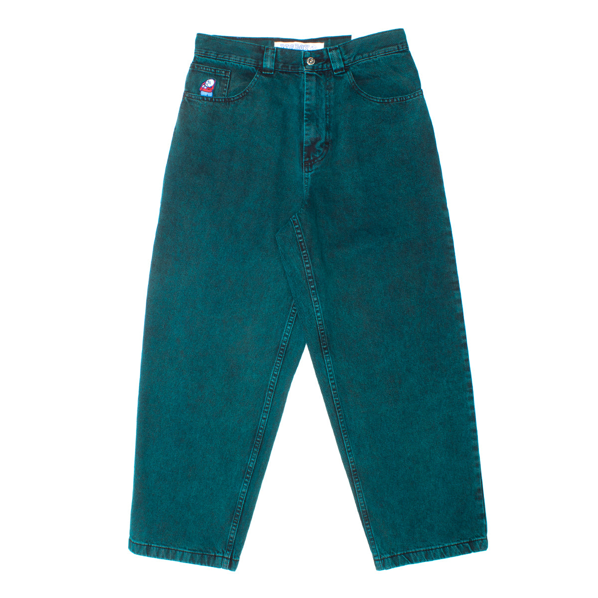 Polar Big Boy Jeans Teal Black  Edit alt text