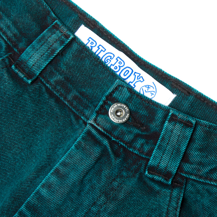 Polar Big Boy Jeans Teal Black  Edit alt text