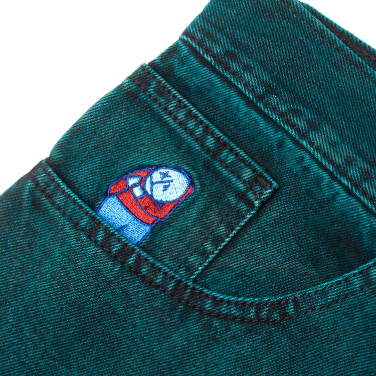 Polar Big Boy Jeans Teal Black  Edit alt text