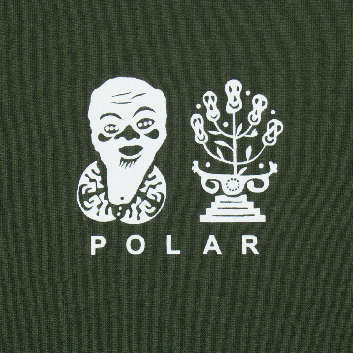 Polar Spiral L/S T-Shirt Dark Olive  Edit alt text