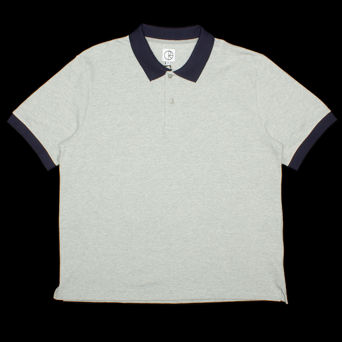 Polar Duo Polo Shirt Heather Grey