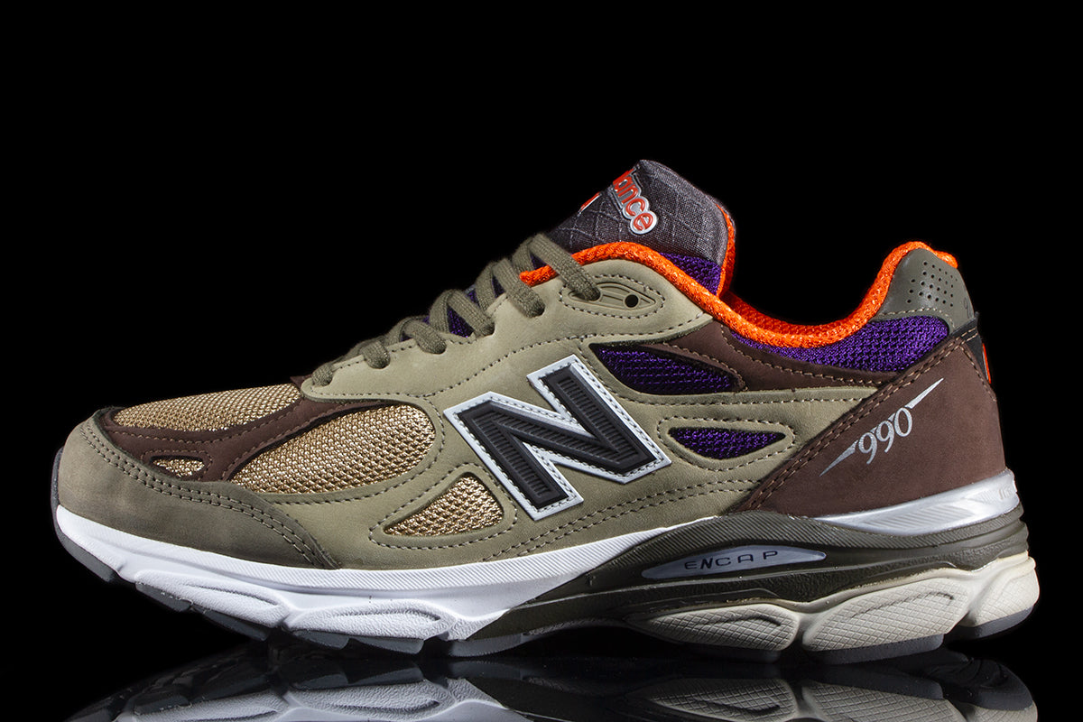 New Balance 990  Brown / Tan / Olive