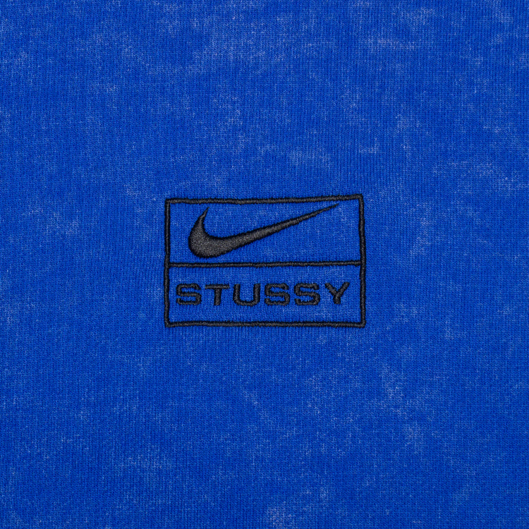 Nike x Stussy Washed Fleece Crewneck Style # DR4024-480 Color : Game Royal