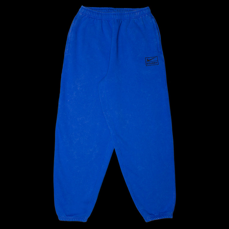 Nike x Stussy Washed Fleece Pant Style # DR4025-480 Color : Game Royal
