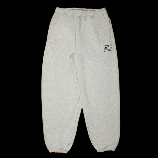 Nike x Stussy Washed Fleece Pant Style # DO9340-063 Color : DK Heather Grey