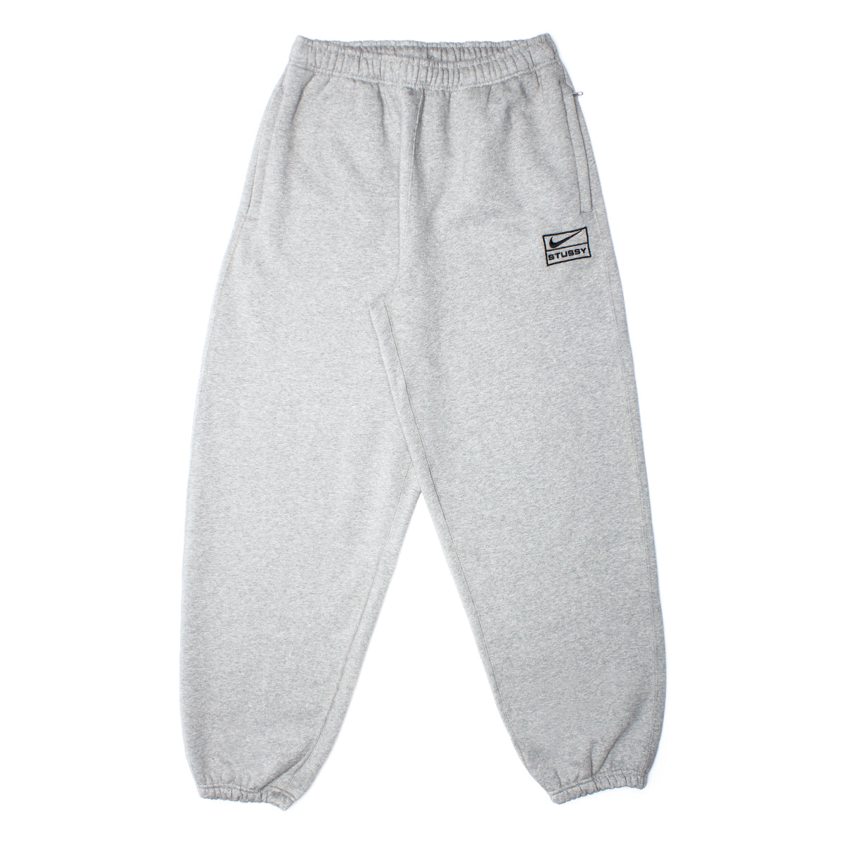 Nike x Stussy Washed Fleece Pant Style # DO9340-063 Color : DK Heather Grey