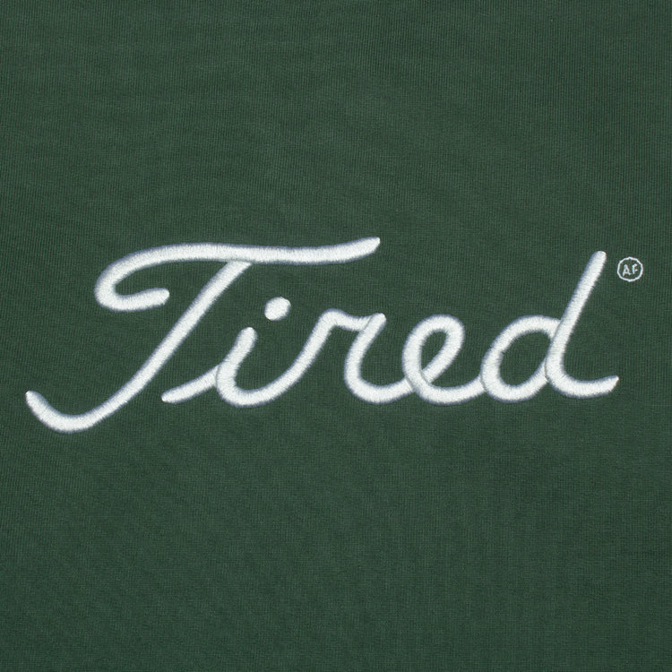 Tired Golf Crewneck Fleece  Alpine Green