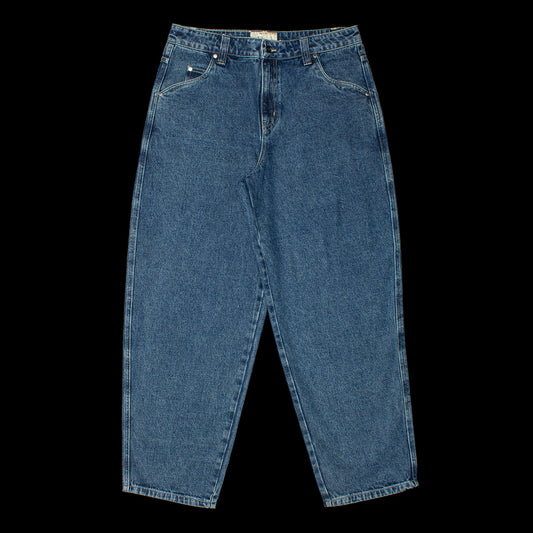 Dime Baggy Denim Jeans Color : Stone Washed