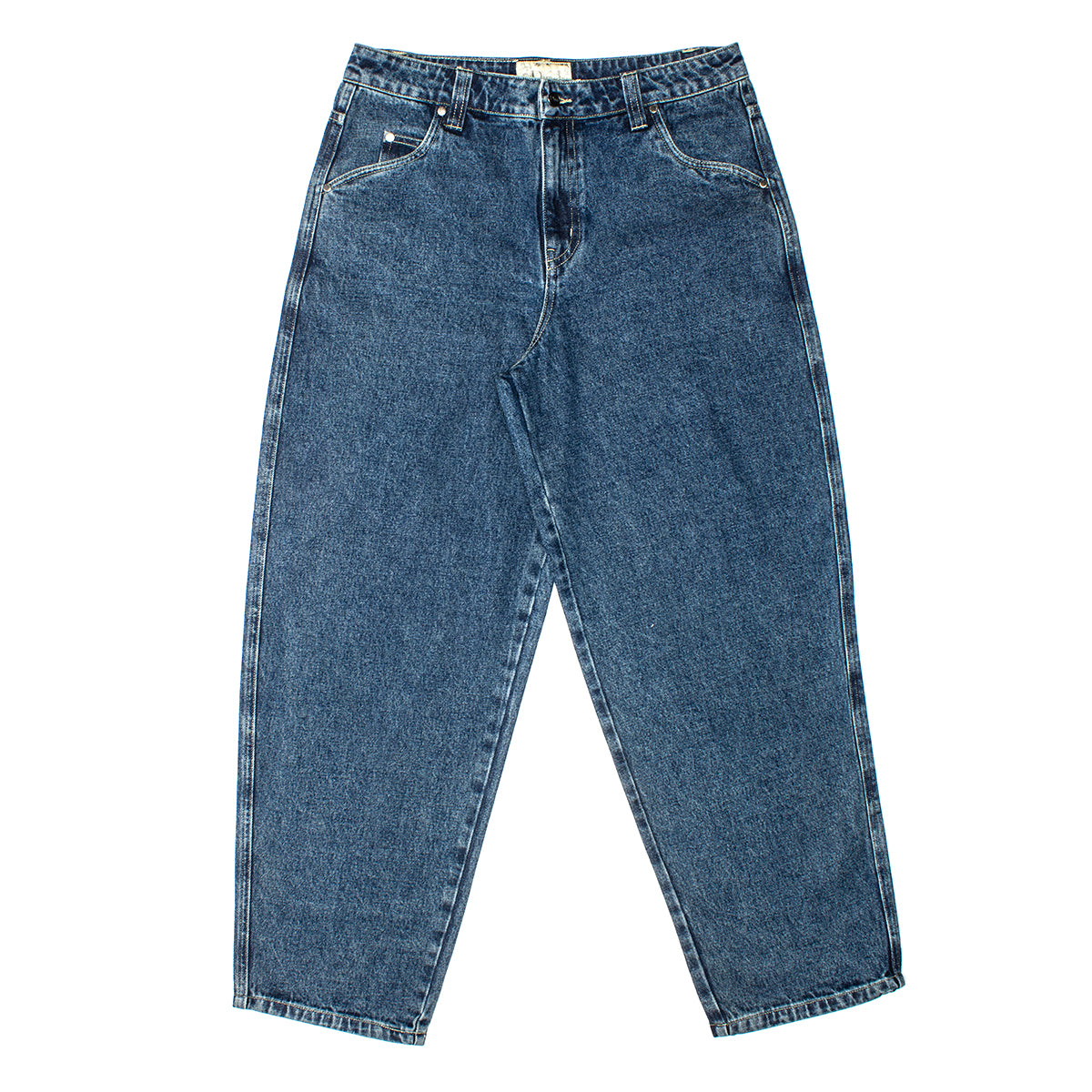 Dime Baggy Denim Jeans Color : Stone Washed