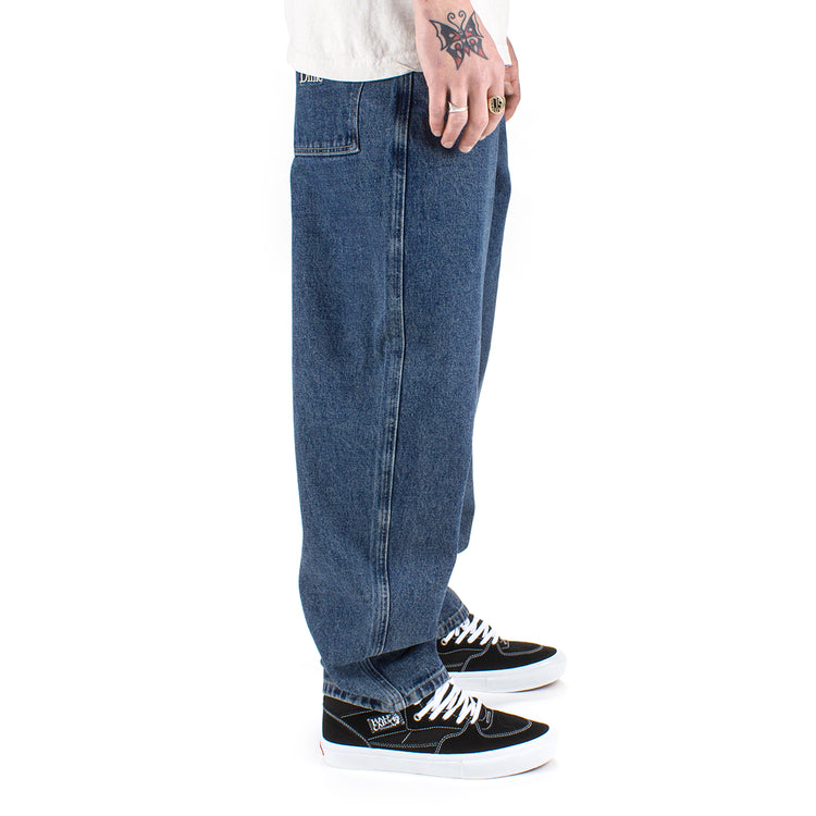 Dime Baggy Denim Jeans Color : Stone Washed  Edit alt text