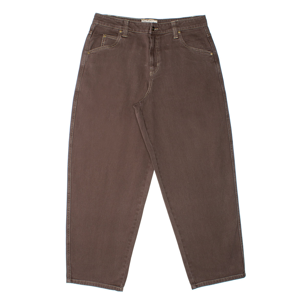 Dime Baggy Denim Jeans Color : Brown Washed