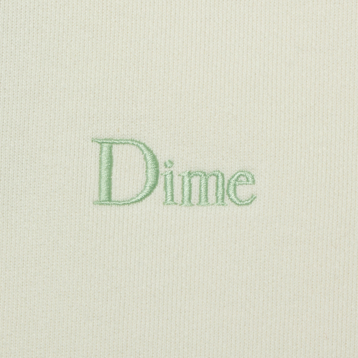 Dime Classic Small Logo Hoodie Color : Rice