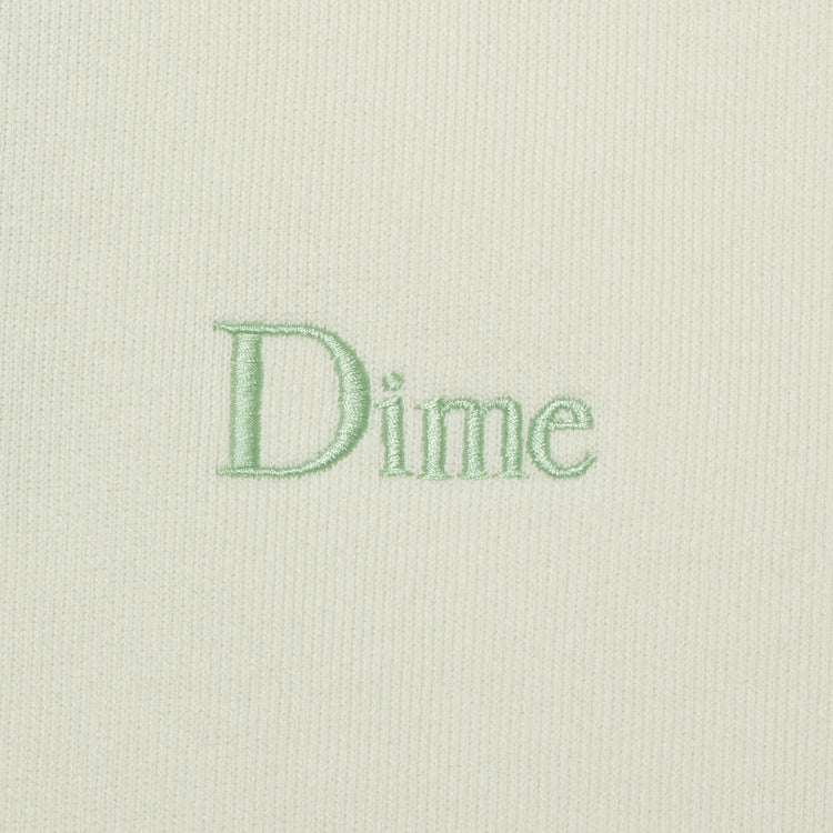 Dime Classic Small Logo Hoodie Color : Rice