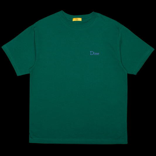 Dime Classic Small Logo T-Shirt Color : Rainforest