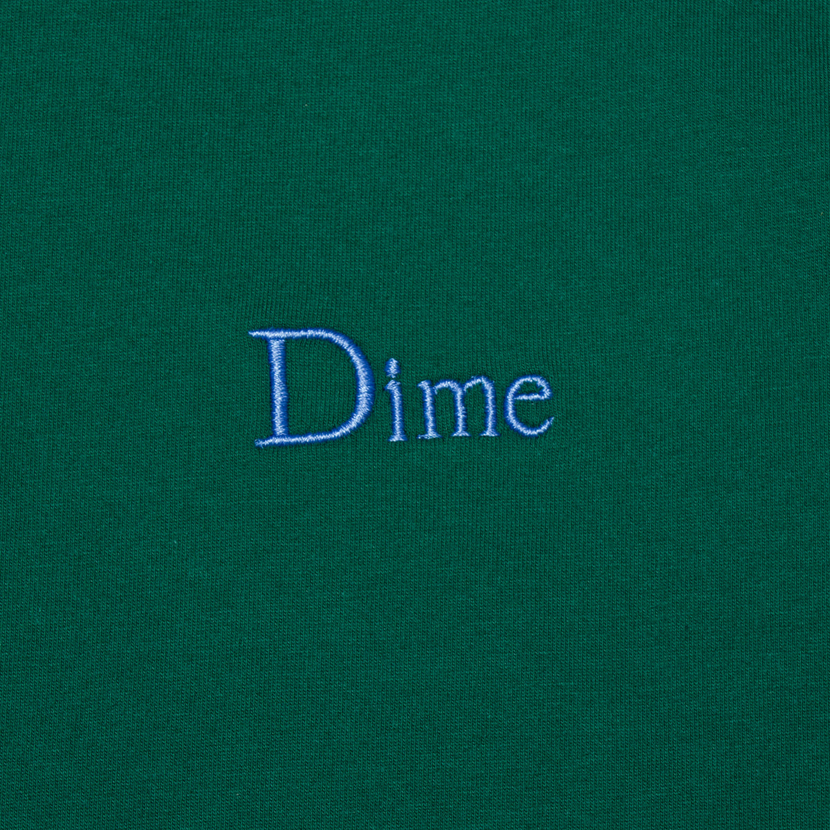 Dime Classic Small Logo T-Shirt Color : Rainforest