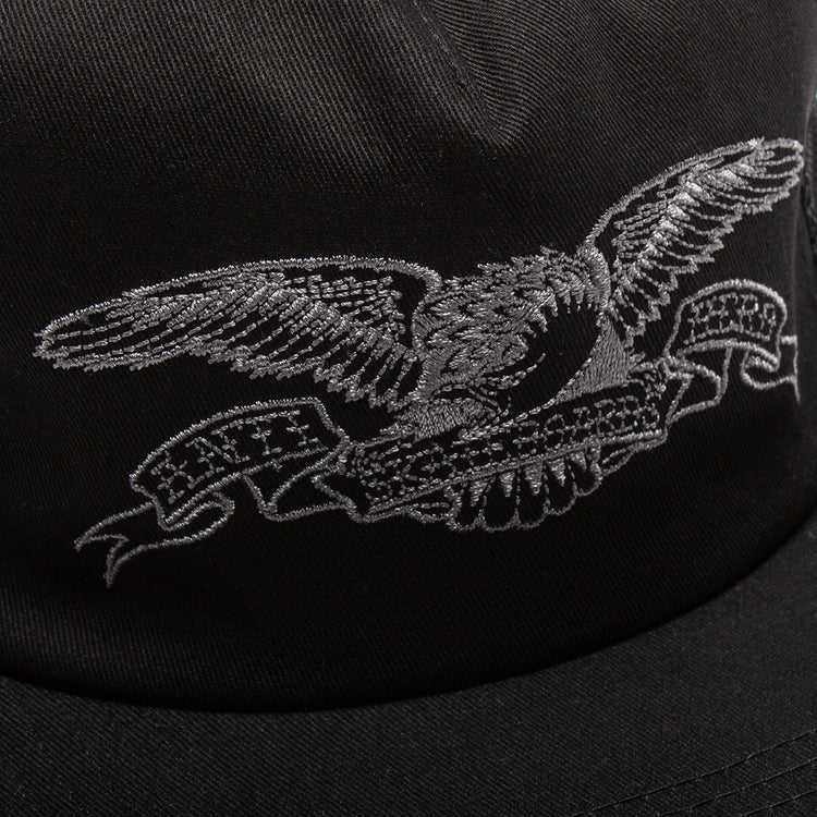 Anti Hero Basic Eagle Hat Color : Black / Charcoal