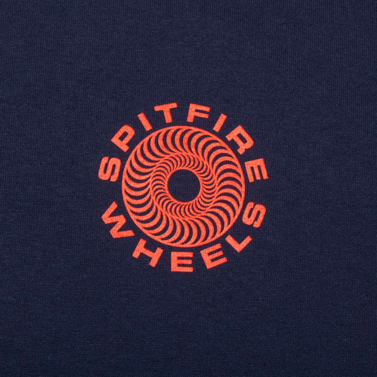 Spitfire Classic 87 Swirl T-Shirt Color : Navy / Red