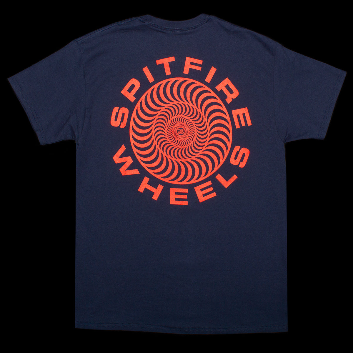 Spitfire Classic 87 Swirl T-Shirt Color : Navy / Red