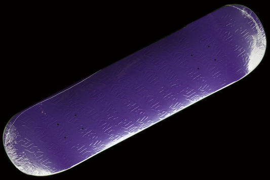 Stamp Embossed Purple Deck 8.25" & 8.38"