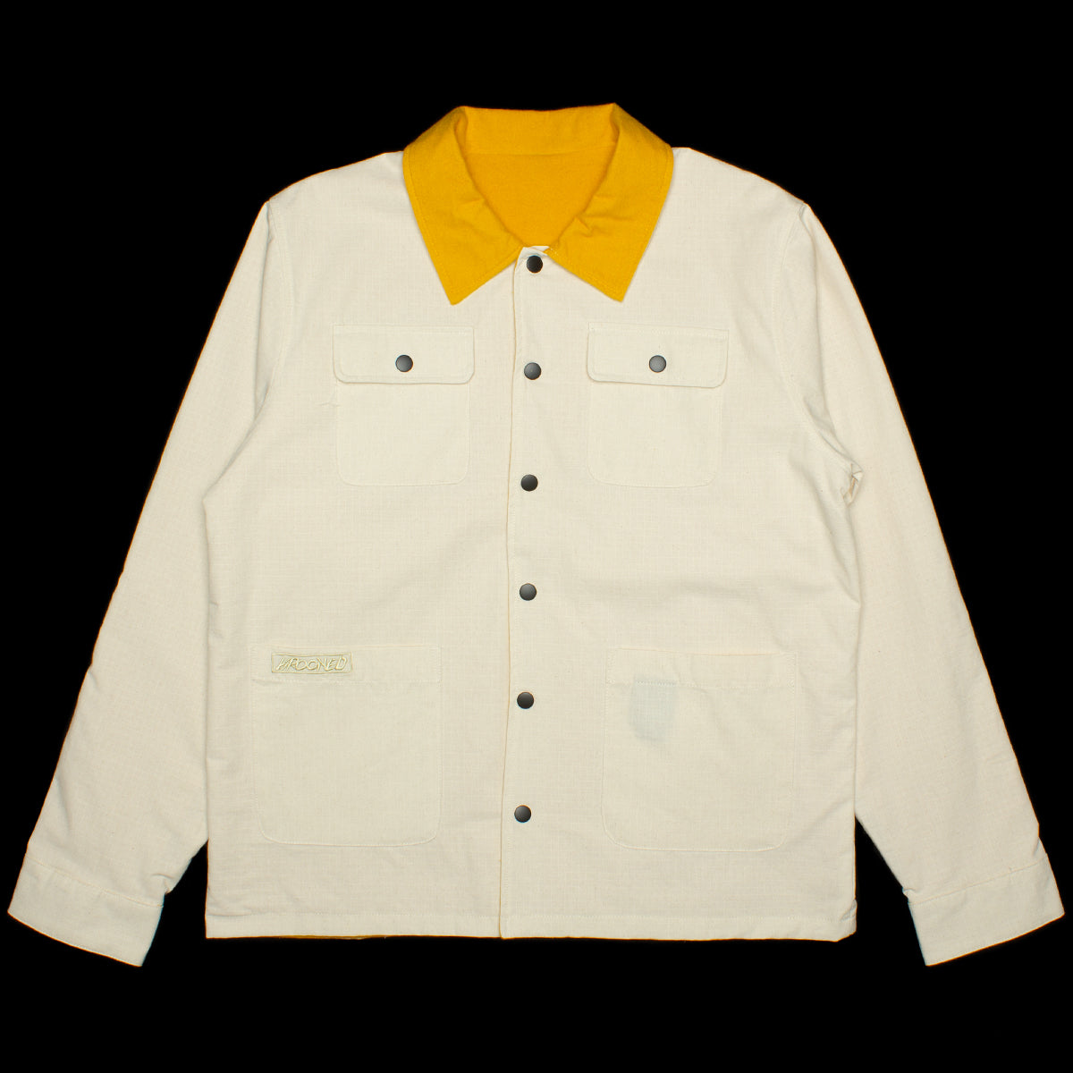 Krooked Moonsmile Raw Reversible Jacket Color : Natural / Gold
