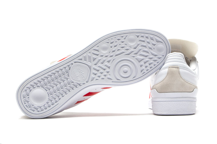 Adidas Busenitz  Style # HQ2030 Color : White / Scarlett