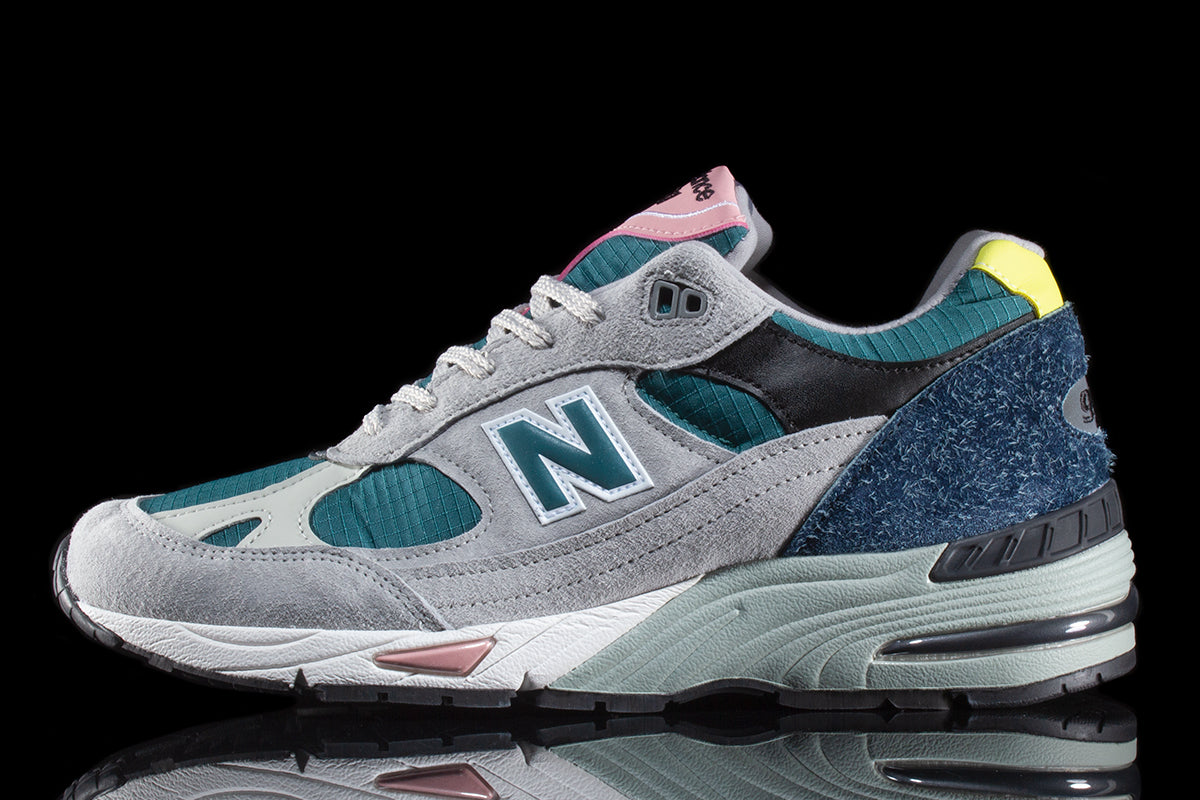 New Balance 991 Style # M991PSG Color : Microchip / Pacific / Majolica Blue