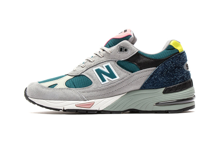 New Balance 991 Style # M991PSG Color : Microchip / Pacific / Majolica Blue