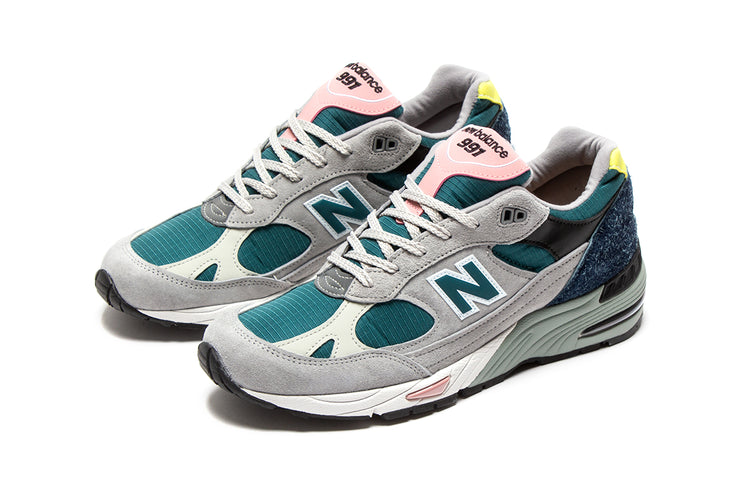 New Balance 991 Style # M991PSG Color : Microchip / Pacific / Majolica Blue