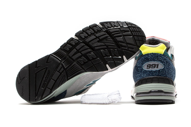 New Balance 991 Style # M991PSG Color : Microchip / Pacific / Majolica Blue