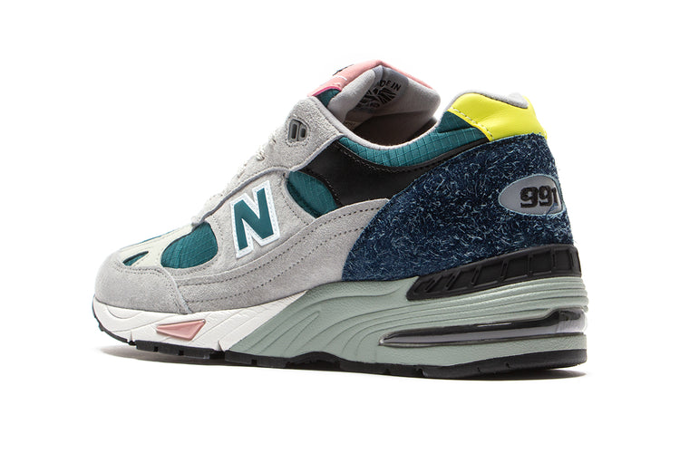 New Balance 991 Style # M991PSG Color : Microchip / Pacific / Majolica Blue