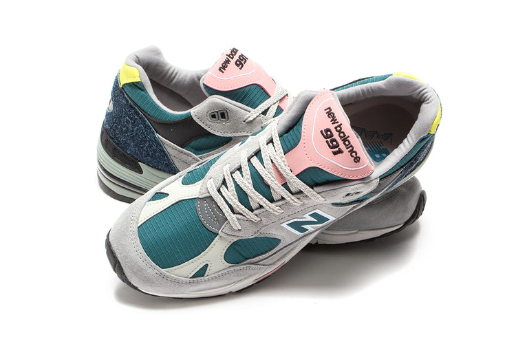 New Balance 991 Style # M991PSG Color : Microchip / Pacific / Majolica Blue