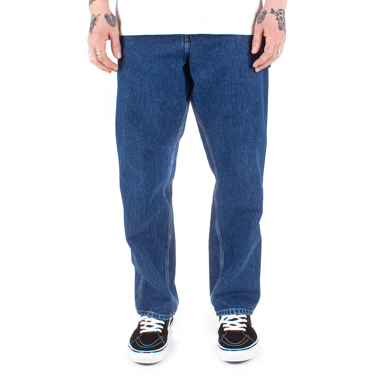 Carhartt WIP | Single Knee Pant Style # I032024-0106 Color : Blue (Stone Washed)